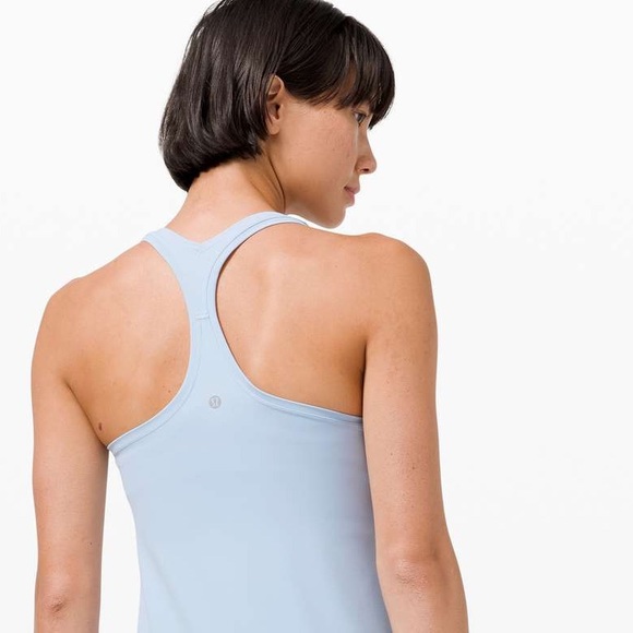 lululemon athletica Tops - Lululemon cool racerback tank blue size 4